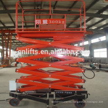 mobile electric scissor lift/hydraulic goods lift china/material lift elevators